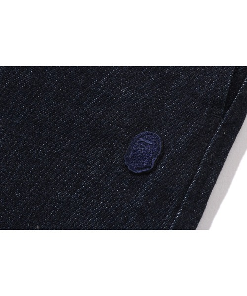 A BATHING APE(アベイシングエイプ)の「ONE POINT RELAXED FIT 13OZ DENIM PANTS(デニムパンツ・メンズ・ライトインディゴブルー/インディゴブルー・MEDIUM/SMALL/X-LARGE/LARGE)」の5枚目の写真