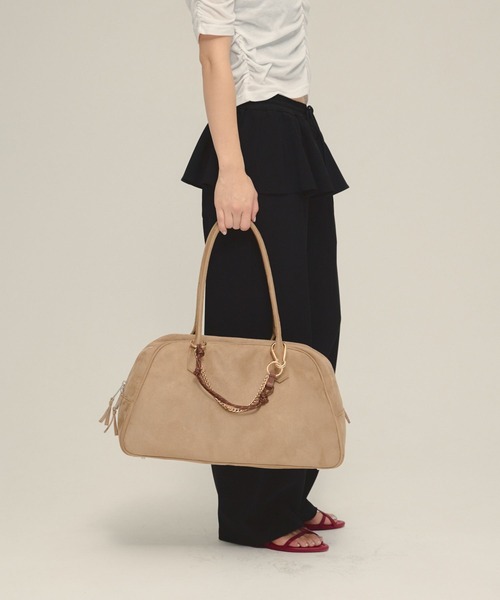 eL】Large Boston Bag/288120（ショルダーバッグ）｜eL（エル