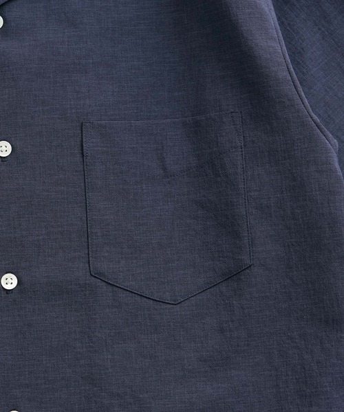 ADAM ET ROPE'(アダムエロペ)の「【RIRANCHA】サマーセットアップ / オープンカラーシャツ & スラックス / イージーケア / 接触冷感 / 吸水速乾(セットアップ・メンズ・グリーン系その他/ライトグリーン/ブラック系その他/ブルー系その他4/ダークグリーン/ブルー系その他・S/XL/L/M)」の15枚目の写真