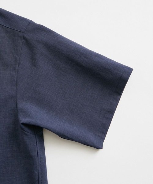 ADAM ET ROPE'(アダムエロペ)の「【RIRANCHA】サマーセットアップ / オープンカラーシャツ & スラックス / イージーケア / 接触冷感 / 吸水速乾(セットアップ・メンズ・グリーン系その他/ライトグリーン/ブラック系その他/ブルー系その他4/ダークグリーン/ブルー系その他・S/XL/L/M)」の16枚目の写真