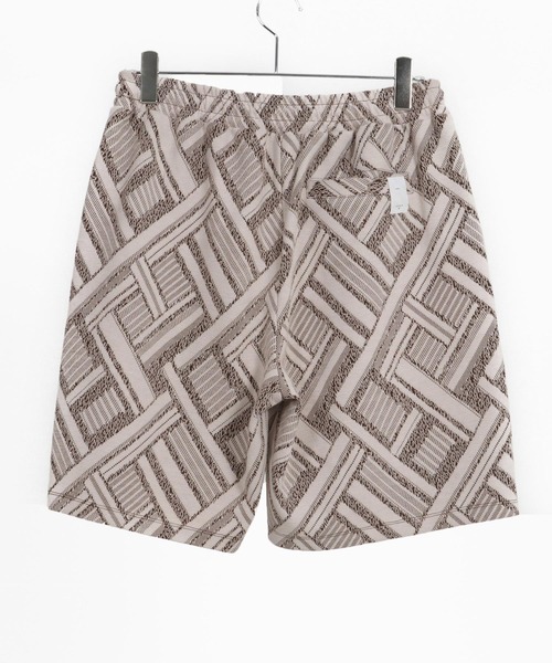 ANGENEHM(アンゲネーム)の「mp13336-Geometric jacquard fabric shorts ショートパンツ(その他パンツ・メンズ・ブラック/キナリ・S/M/L)」の19枚目の写真