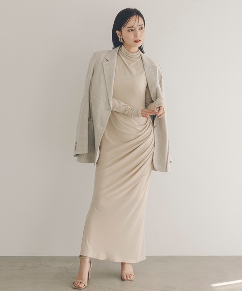 anuans(アニュアンス)の「リネンテーラードジャケット(テーラードジャケット・レディース・ベージュ/ベージュ系その他/ブラウン・FREE)」の18枚目の写真