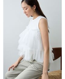 OUNNOUN | 【OUNNOUN】デザインペプラムタンクトップ(Tシャツ/カットソー)