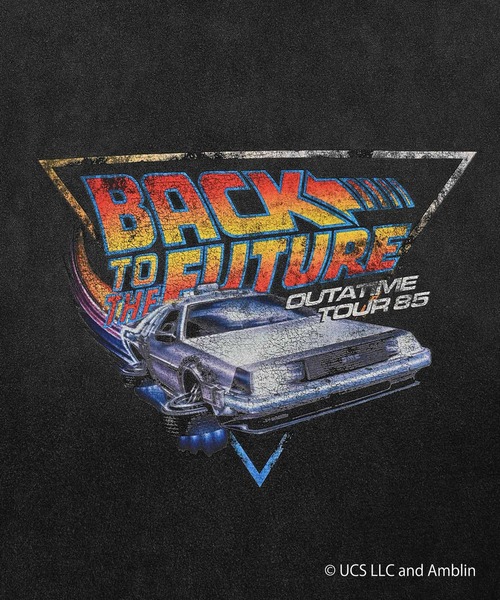 ADAM PATEK(アダムパテック)の「ADAMPATEK/ <BACK TO THE FUTURE>DeLoreanT/バックトゥザフューチャーコラボTシャツ(AP2514040)(Tシャツ/カットソー・レディース・ブラック・1/2)」の8枚目の写真