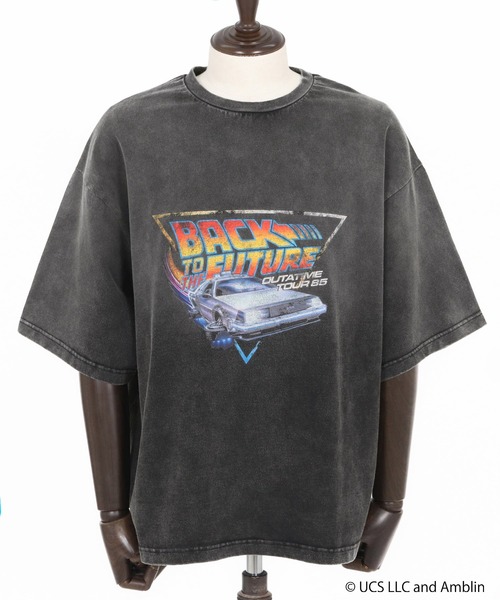 tシャツ ADAMPATEK/ 「BACK TO THE FUTURE」DeLoreanT/バックトゥザフューチャーコラボTシャツ(AP2514040 ADAMPATEK/ <BACK TO THE FUTURE>DeLoreanT/バック