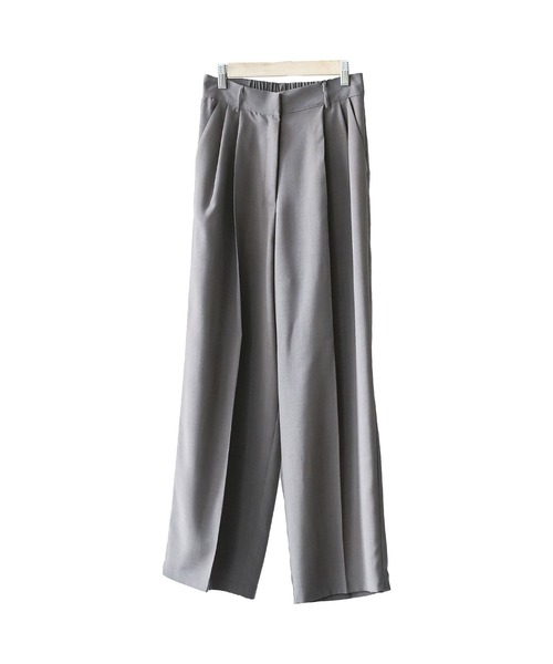 mili an deni（ミリアンデニ）の「ヴィンテージワッシャーコクーンワイドパンツ（スラックス・レディース・モカ/ブラック/アイボリー・M）」の21枚目の写真