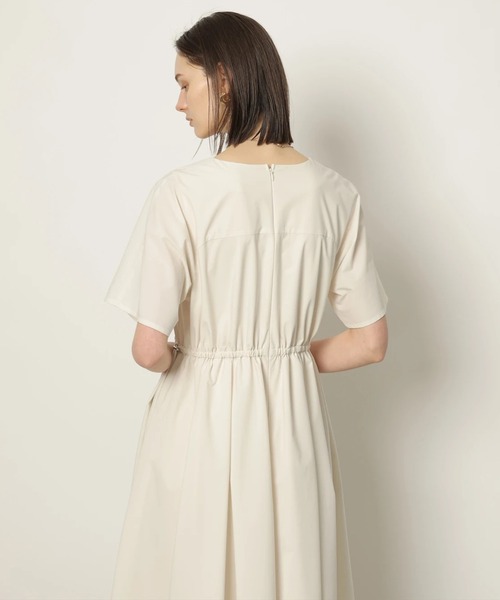 CADUNE カデュネ タイト 長袖 ワンピース 38 レーヨン モカ M CADUNE（カデュネ）の「マチワンピース（ワンピース）」 - WEAR