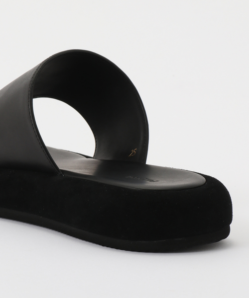 Purpred（パープレッド）の「【Purpred/パープレッド】THONG PILLOW:サンダル　CO6-PS023（サンダル・レディース・ブラック・23cm/24cm/25cm）」の5枚目の写真