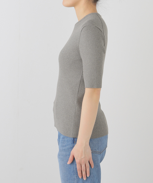 セール】*LOREL D RIB Tシャツ（ニット/セーター）｜Deuxieme
