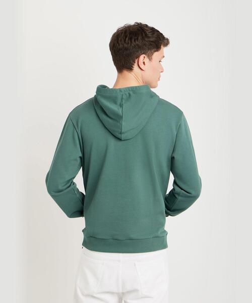 agnes b.（アニエスベー）の「K330 SWEAT スウェット（パーカー・メンズ・グリーン・2/1）」の4枚目の写真