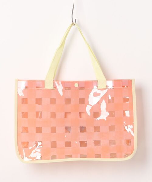 Marble Line（マーブルライン）の「クリアキラキラプールバッグ（スイムグッズ・キッズ・ピンク/ラベンダー/オレンジ/オフホワイト/サックスブルー・FREE）」の10枚目の写真