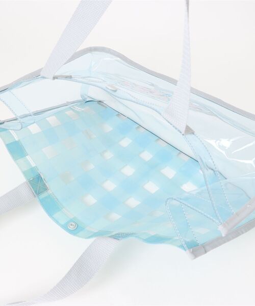 Marble Line（マーブルライン）の「クリアキラキラプールバッグ（スイムグッズ・キッズ・ピンク/ラベンダー/オレンジ/オフホワイト/サックスブルー・FREE）」の20枚目の写真