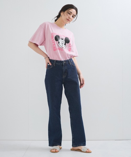 GUESS JEANS（ゲスジーンズ）の「【GUESS(ゲス)】MID RISE STRAIGHT/ デニム ストレートジーンズ（デニムパンツ・レディース・ブラック/サックスブルー/ブルー・L/S/M）」の6枚目の写真