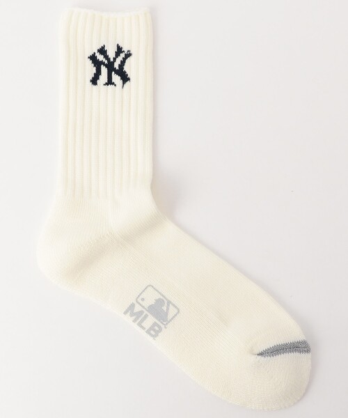 MLB(メジャーリーグベースボール)の「MLB/メジャーリーグベースボール MLB 96 SOCKS(ソックス/靴下・メンズ・ネイビー/ブルー・ONE SIZE)」の2枚目の写真