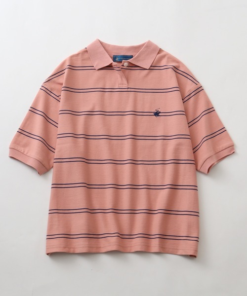 BEVERLY HILLS POLO CLUB(ビバリーヒルズポロクラブ)の「【Beverly Hills Polo Club/ビバリーヒルズポロクラブ】VINTAGE 鹿の子ポロシャツ(ポロシャツ・レディース・ネイビー/オレンジ/オフホワイト/ブラック・M)」の12枚目の写真
