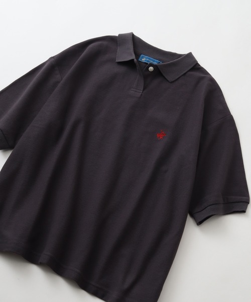 BEVERLY HILLS POLO CLUB(ビバリーヒルズポロクラブ)の「【Beverly Hills Polo Club/ビバリーヒルズポロクラブ】VINTAGE 鹿の子ポロシャツ(ポロシャツ・レディース・ネイビー/オレンジ/オフホワイト/ブラック・M)」の15枚目の写真