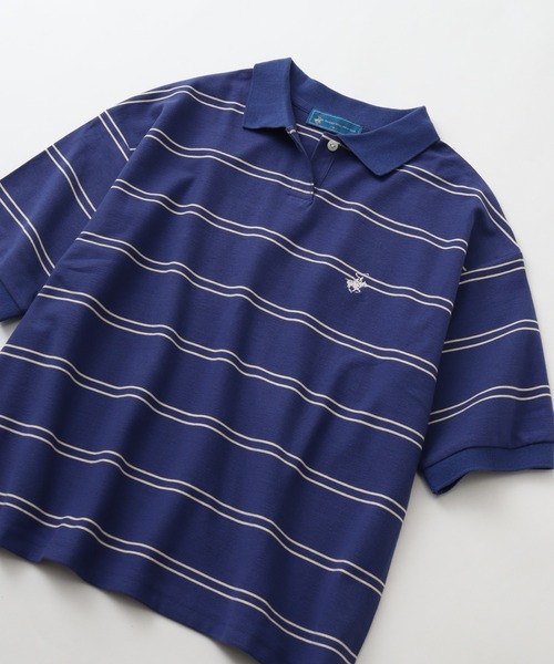 BEVERLY HILLS POLO CLUB(ビバリーヒルズポロクラブ)の「【Beverly Hills Polo Club/ビバリーヒルズポロクラブ】VINTAGE 鹿の子ポロシャツ(ポロシャツ・レディース・ネイビー/オレンジ/オフホワイト/ブラック・M)」の13枚目の写真