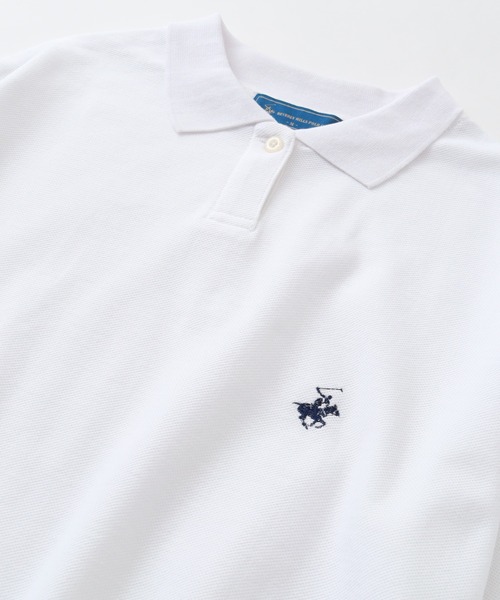 BEVERLY HILLS POLO CLUB(ビバリーヒルズポロクラブ)の「【Beverly Hills Polo Club/ビバリーヒルズポロクラブ】VINTAGE 鹿の子ポロシャツ(ポロシャツ・レディース・ネイビー/オレンジ/オフホワイト/ブラック・M)」の10枚目の写真