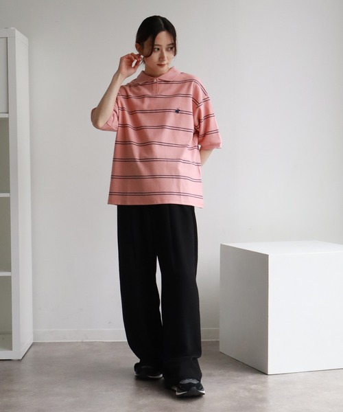 BEVERLY HILLS POLO CLUB(ビバリーヒルズポロクラブ)の「【Beverly Hills Polo Club/ビバリーヒルズポロクラブ】VINTAGE 鹿の子ポロシャツ(ポロシャツ・レディース・ネイビー/オレンジ/オフホワイト/ブラック・M)」の20枚目の写真