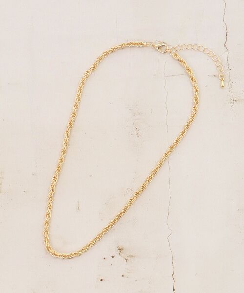 le.coeur blanc（ルクールブラン）の「デザインチェーンネックレス（ネックレス・レディース・ゴールド・FREE）」の3枚目の写真