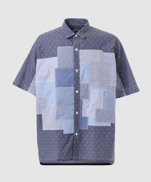 PATCH WORK HALF SLEEVE SHIRT（シャツ/ブラウス）｜JUNYA