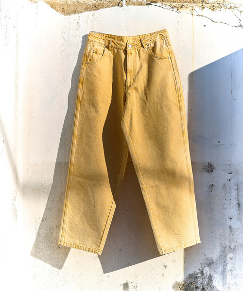 WISM（ウィズム）の「WISM ORIGINAL PRODUCT BAGGY DENIM PANT 1（デニムパンツ・メンズ・ベージュ/ブラック/ブルー・32/30/34）」の18枚目の写真
