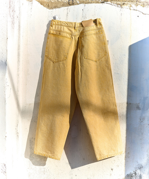 WISM（ウィズム）の「WISM ORIGINAL PRODUCT BAGGY DENIM PANT 1（デニムパンツ・メンズ・ベージュ/ブラック/ブルー・32/30/34）」の19枚目の写真