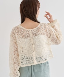 ELENCARE DUE | ・ELENCARE DUE 2wayコードレースカーデ(カーディガン/ボレロ)