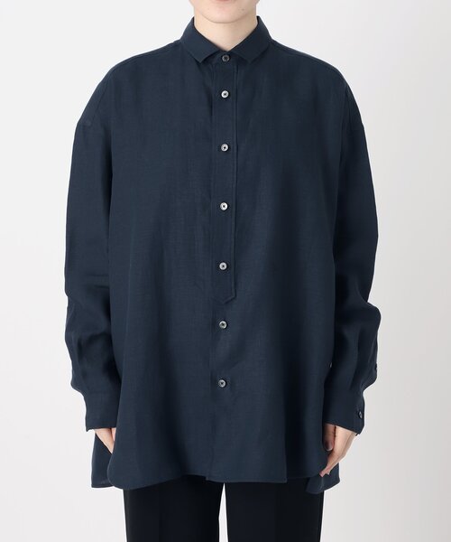 セール】《追加》【TICCA/ティッカ】リネンスクエアビッグシャツ