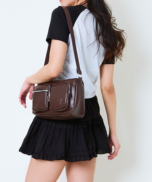 GORGE（ゴージ）の「《ドロスト裾×ラグランスリーブ》レディース ロゴプリントTシャツ サマ見え 春夏秋（Tシャツ/カットソー・レディース・オートミール/オフホワイト/カーキ/チャコールグレー・F）」の11枚目の写真