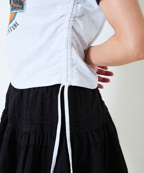 GORGE（ゴージ）の「《ドロスト裾×ラグランスリーブ》レディース ロゴプリントTシャツ サマ見え 春夏秋（Tシャツ/カットソー・レディース・オートミール/オフホワイト/カーキ/チャコールグレー・F）」の21枚目の写真