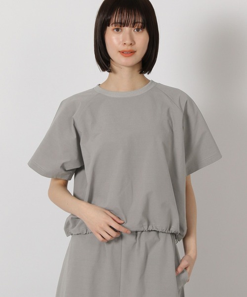 LAKOLE（ラコレ）の「【セットアップ対応・多機能付き】カットドロストプルオーバー / 329613（Tシャツ/カットソー・レディース・ブラック/グレイッシュベージュ/カーキ/グレー/ブラウン・FREE）」の2枚目の写真