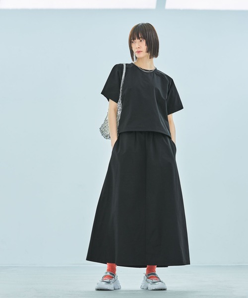 LAKOLE（ラコレ）の「【セットアップ対応・多機能付き】カットドロストプルオーバー / 329613（Tシャツ/カットソー・レディース・ブラック/グレイッシュベージュ/カーキ/グレー/ブラウン・FREE）」の14枚目の写真