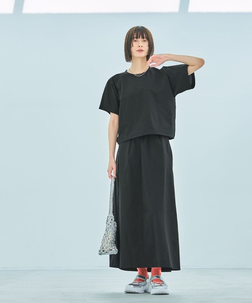 LAKOLE（ラコレ）の「【セットアップ対応・多機能付き】カットドロストプルオーバー / 329613（Tシャツ/カットソー・レディース・ブラック/グレイッシュベージュ/カーキ/グレー/ブラウン・FREE）」の13枚目の写真