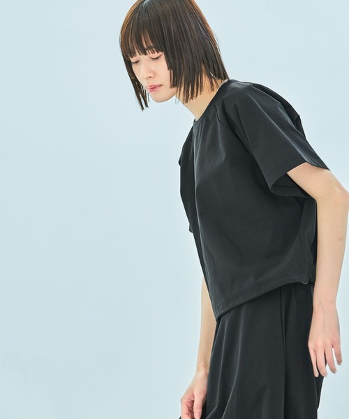 LAKOLE（ラコレ）の「【セットアップ対応・多機能付き】カットドロストプルオーバー / 329613（Tシャツ/カットソー・レディース・ブラック/グレイッシュベージュ/カーキ/グレー/ブラウン・FREE）」の7枚目の写真