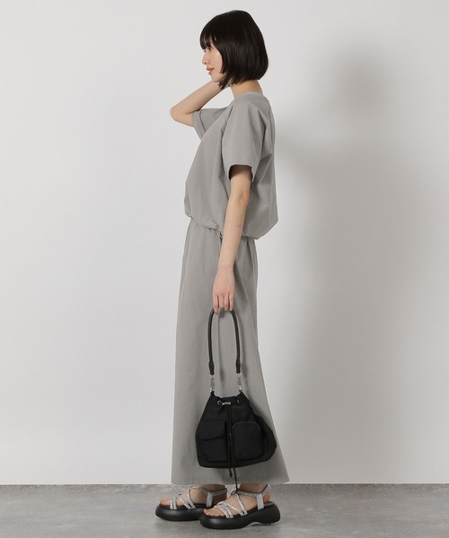 LAKOLE（ラコレ）の「【セットアップ対応・多機能付き】カットドロストプルオーバー / 329613（Tシャツ/カットソー・レディース・ブラック/グレイッシュベージュ/カーキ/グレー/ブラウン・FREE）」の21枚目の写真