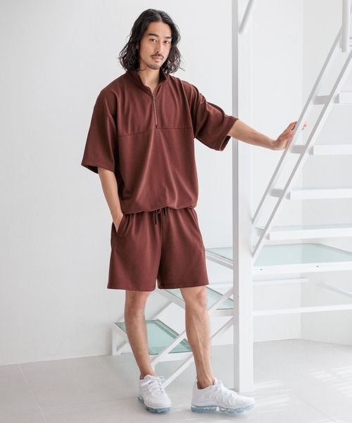 HEREIAM（ヘレイアム）の「【HEREIAM MEN】吸水速乾＆UV/DRYMIXショーツ（その他パンツ・メンズ・グレー/ダークブラウン/ブラック・LARGE/MEDIUM）」の19枚目の写真