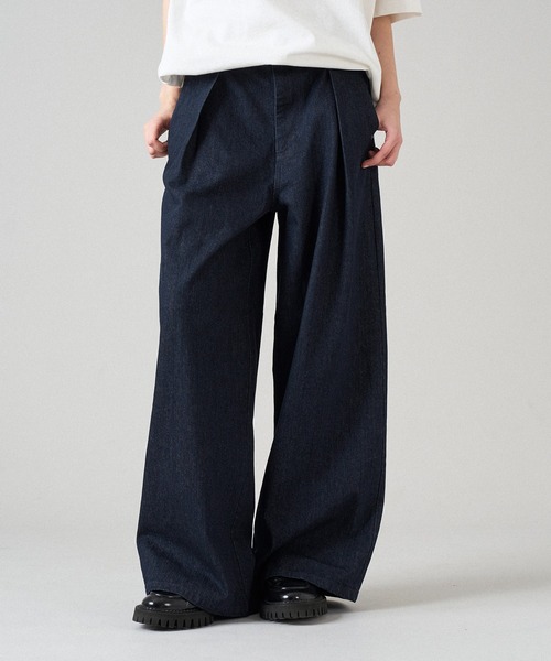 UNAILEワイドデニムdenim baggy pants m81487185845_1.jpg