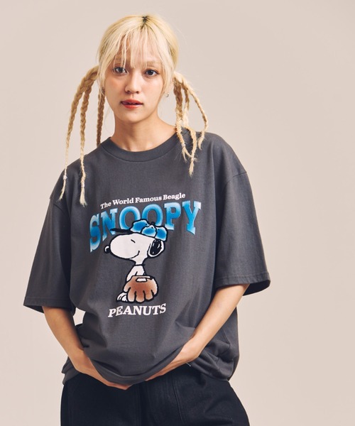 PEANUTS(ピーナッツ)の「NUTMEG&Peanuts S/S TEE-1(Tシャツ/カットソー・メンズ・その他1/その他4/その他3/その他2・M/L)」の2枚目の写真