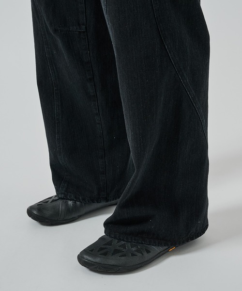 CONZ（コンズ）の「パネルレッグジーンズ（デニムパンツ・メンズ・ブラック/インディゴブルー・2/1/3）」の9枚目の写真