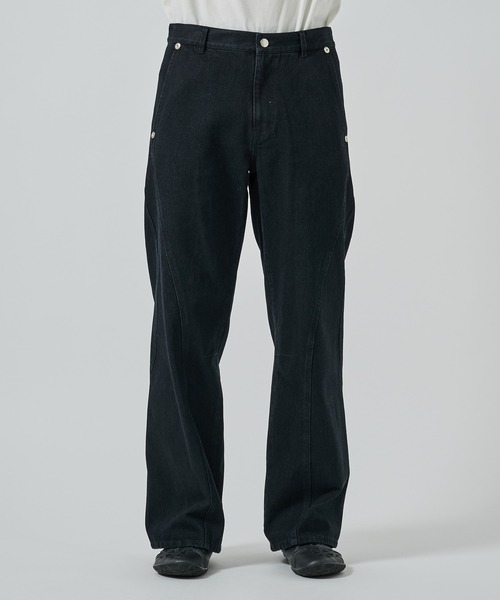 CONZ（コンズ）の「パネルレッグジーンズ（デニムパンツ・メンズ・ブラック/インディゴブルー・2/1/3）」の16枚目の写真