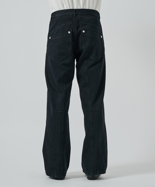 CONZ（コンズ）の「パネルレッグジーンズ（デニムパンツ・メンズ・ブラック/インディゴブルー・2/1/3）」の18枚目の写真