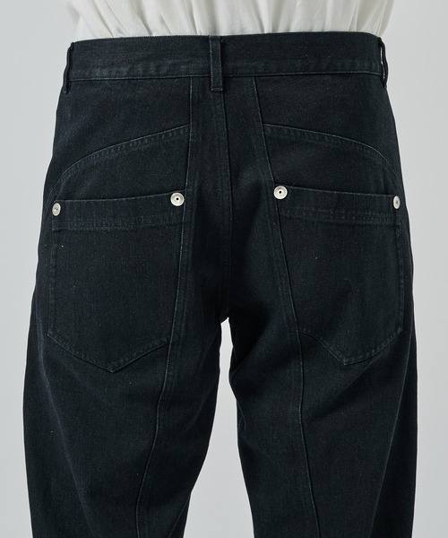 CONZ（コンズ）の「パネルレッグジーンズ（デニムパンツ・メンズ・ブラック/インディゴブルー・2/1/3）」の21枚目の写真