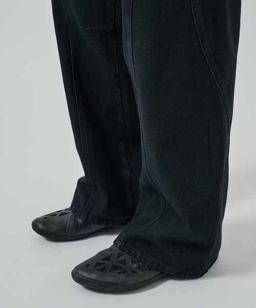 CONZ（コンズ）の「パネルレッグジーンズ（デニムパンツ・メンズ・ブラック/インディゴブルー・2/1/3）」の22枚目の写真