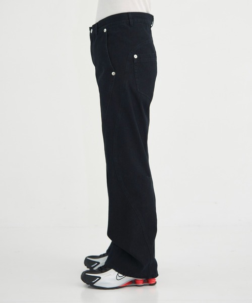 CONZ（コンズ）の「パネルレッグジーンズ（デニムパンツ・メンズ・ブラック/インディゴブルー・2/1/3）」の14枚目の写真
