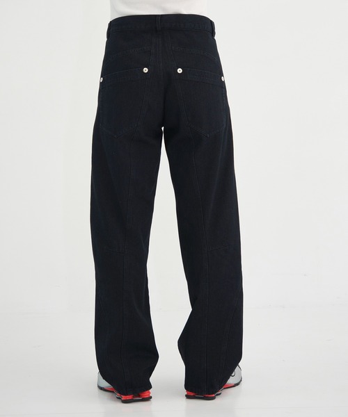 CONZ（コンズ）の「パネルレッグジーンズ（デニムパンツ・メンズ・ブラック/インディゴブルー・2/1/3）」の15枚目の写真