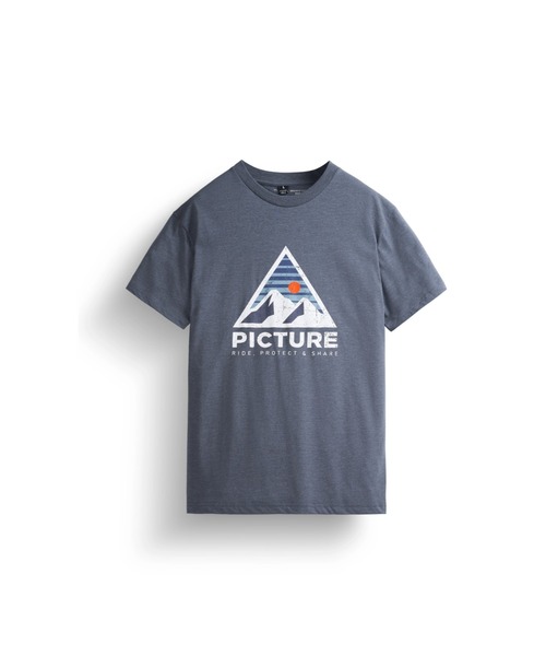 PICTURE ORGANIC CLOTHING(ピクチャーオーガニッククロージング)の「【PICTURE/ピクチャー】AUTHENTIC TEE/半袖マウンテンロゴTシャツ(Tシャツ/カットソー・メンズ・ホワイト系その他/ダークブルー/イエロー・MEDIUM/LARGE/X-LARGE)」の16枚目の写真
