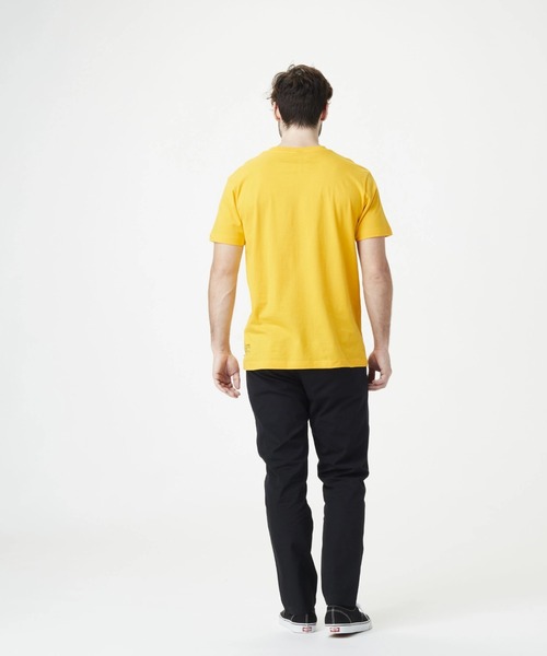 PICTURE ORGANIC CLOTHING(ピクチャーオーガニッククロージング)の「【PICTURE/ピクチャー】AUTHENTIC TEE/半袖マウンテンロゴTシャツ(Tシャツ/カットソー・メンズ・ホワイト系その他/ダークブルー/イエロー・MEDIUM/LARGE/X-LARGE)」の19枚目の写真