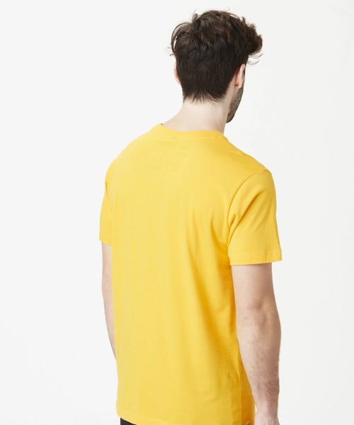PICTURE ORGANIC CLOTHING(ピクチャーオーガニッククロージング)の「【PICTURE/ピクチャー】AUTHENTIC TEE/半袖マウンテンロゴTシャツ(Tシャツ/カットソー・メンズ・ホワイト系その他/ダークブルー/イエロー・MEDIUM/LARGE/X-LARGE)」の22枚目の写真