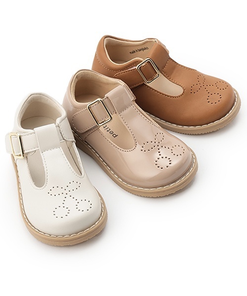 petit main（プティマイン）の「チェリーアイレットシューズ（サンダル・キッズ・ベージュ/ブラウン/オフホワイト・17cm/18cm/16cm/15cm）」の13枚目の写真